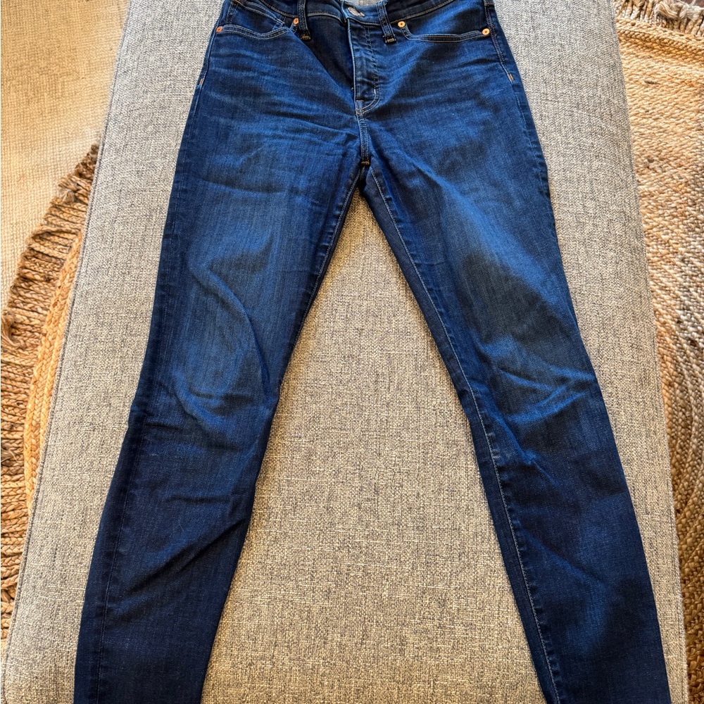 Madewell Blue Skinny Jeans Classic Fit